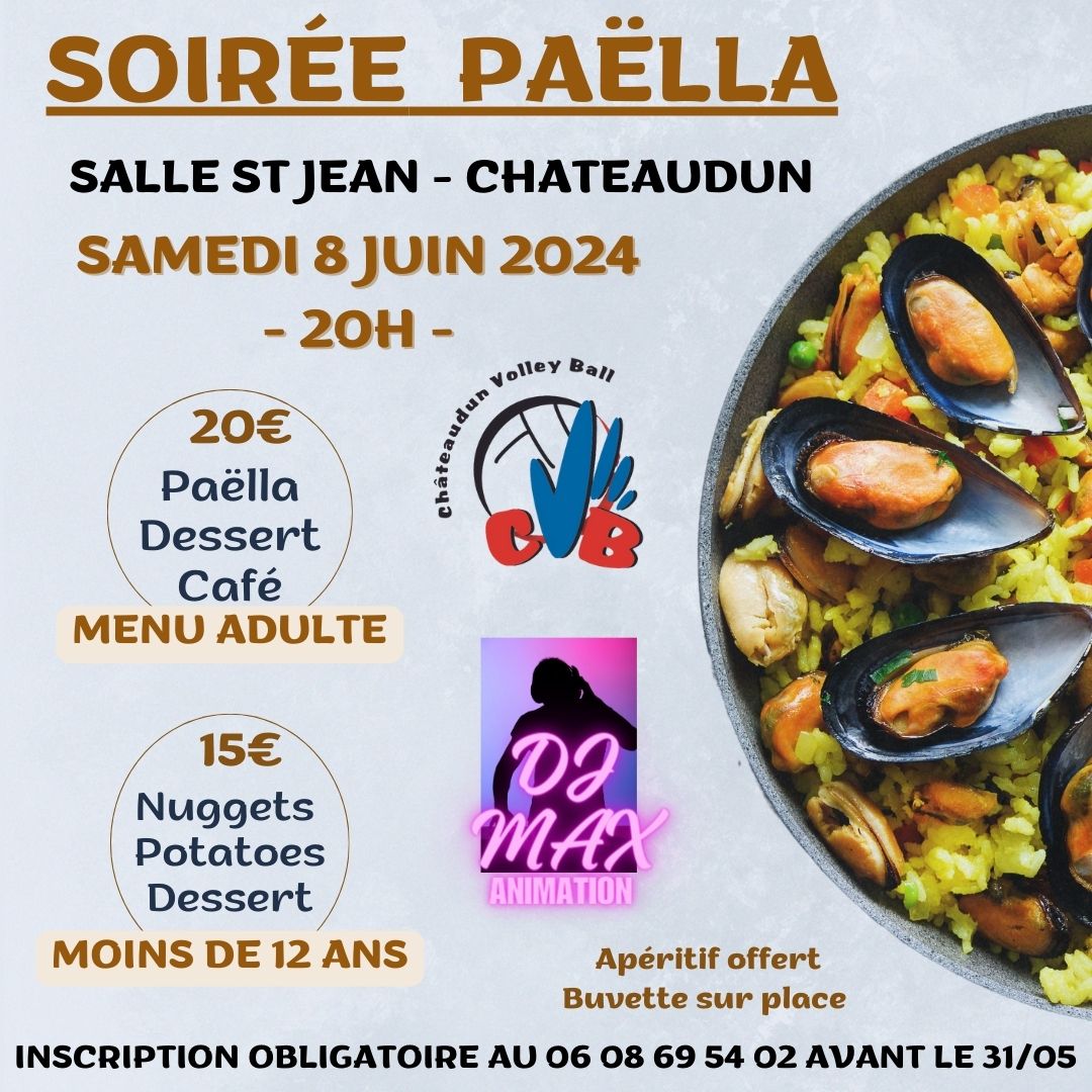 Image de produit "SoirÃ©e PaÃ«lla CVB